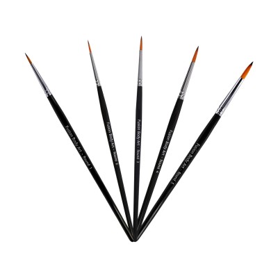 Fusion Body Art | Professional Face Paint Brush - SET OF ROUND